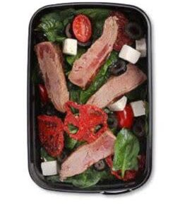 سالاد استیک با اسفتاج